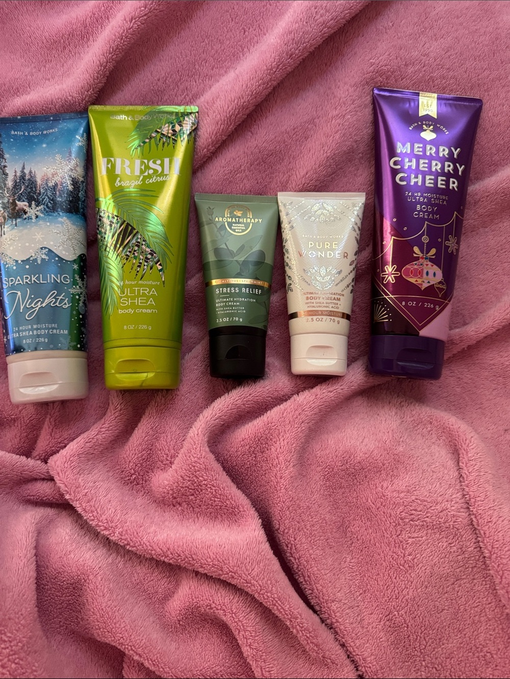 Bath & Body Works Body Cream - 3 full size 2 travel size